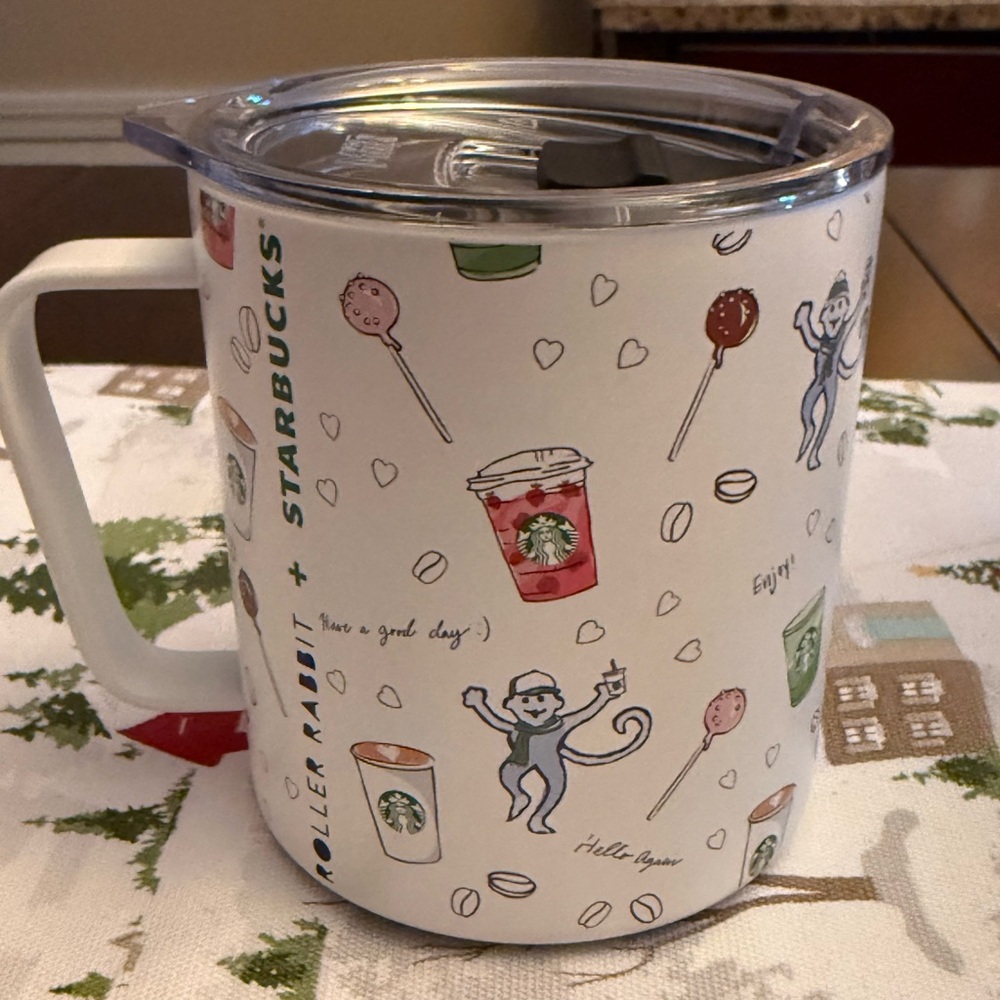 Limited Edition Roller Rabbit + Starbucks Mug